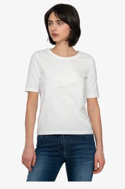Shirts / Tops*SPORTALM Basic-Shirt mit Rundhalsausschnitt SnowWhite