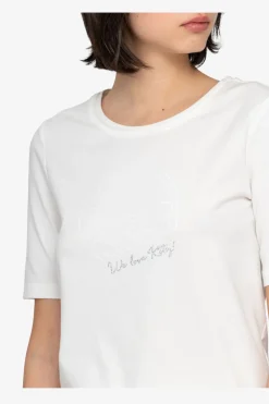 Shirts / Tops*SPORTALM Basic-Shirt mit Rundhalsausschnitt SnowWhite