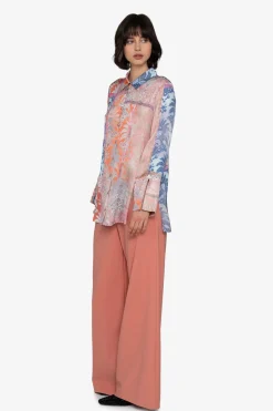 Blusen / Tuniken*SPORTALM Bluse mit Hemdkragen MauveChalk