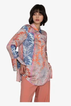 Blusen / Tuniken*SPORTALM Bluse mit Hemdkragen MauveChalk