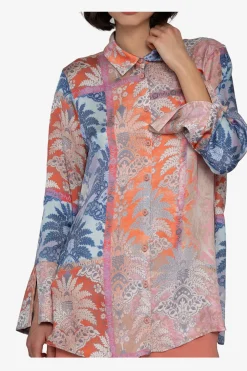 Blusen / Tuniken*SPORTALM Bluse mit Hemdkragen MauveChalk