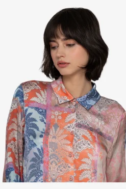 Blusen / Tuniken*SPORTALM Bluse mit Hemdkragen MauveChalk