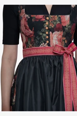 Dirndl*SPORTALM Blusendirndl mit Knopfverschluss Black