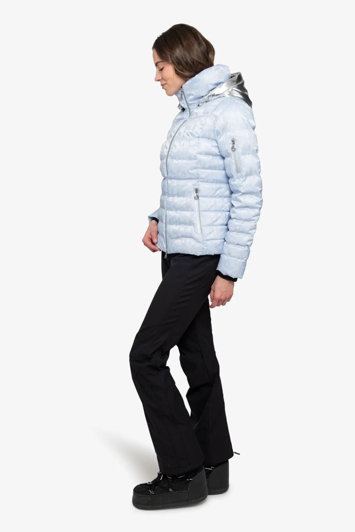 Jacken|Jacken / Blazer*SPORTALM Daunenjacke mit Kapuze MorningBlues