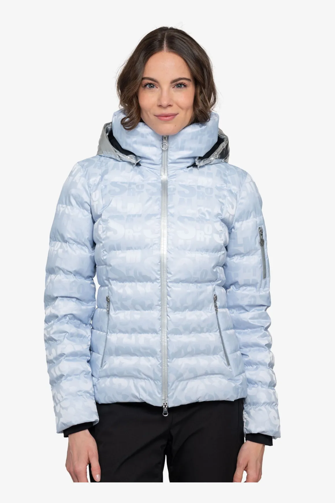 Jacken|Jacken / Blazer*SPORTALM Daunenjacke mit Kapuze MorningBlues