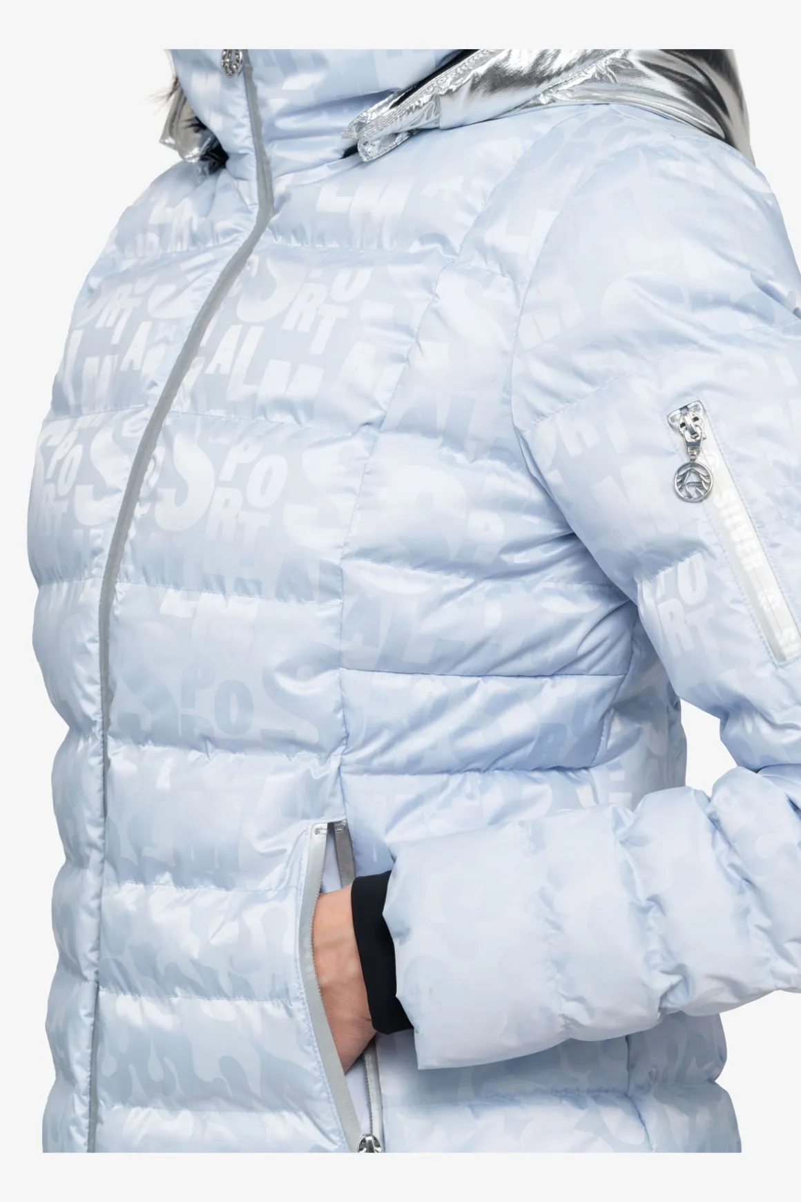 Jacken|Jacken / Blazer*SPORTALM Daunenjacke mit Kapuze MorningBlues