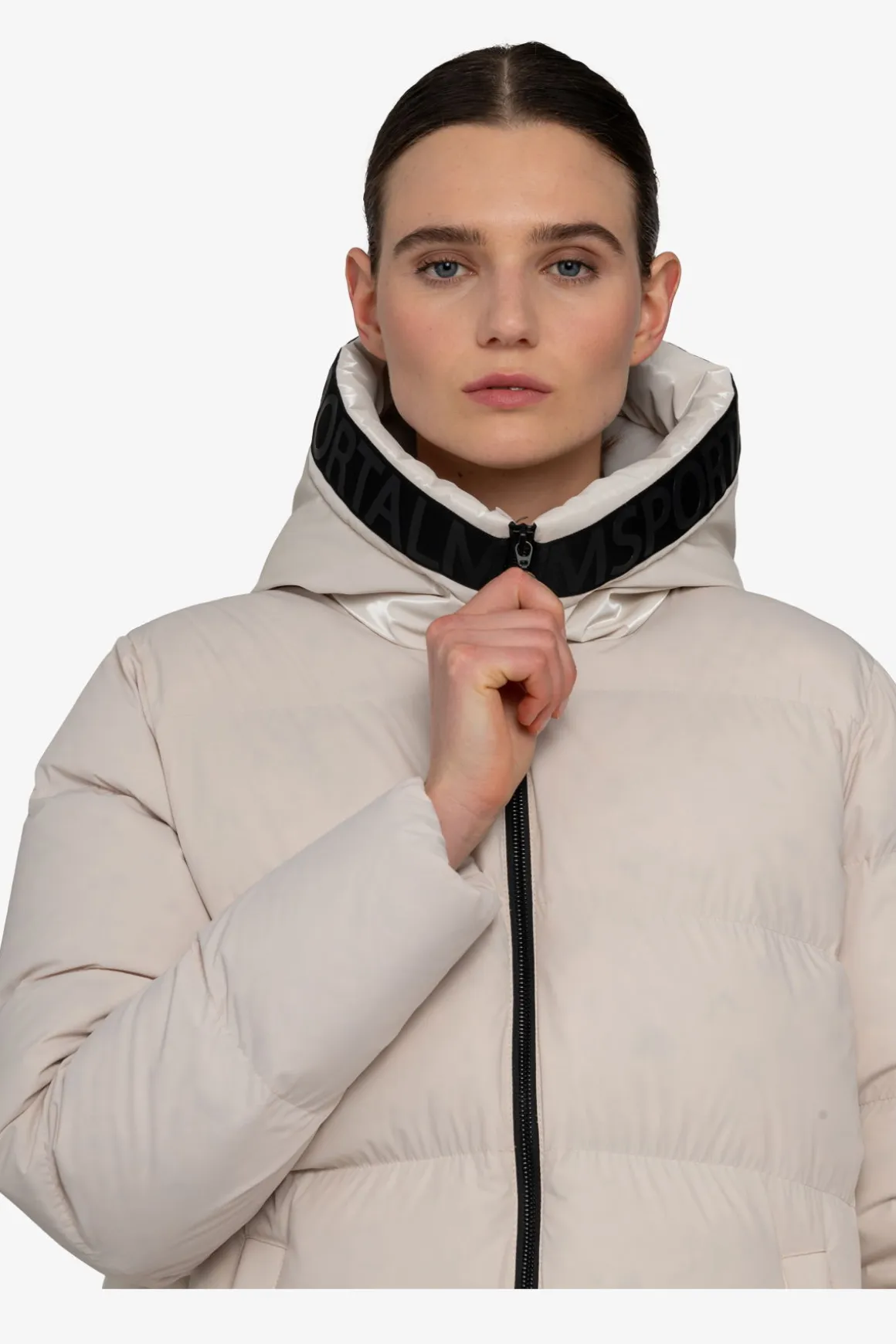 Jacken / Blazer*SPORTALM Daunen-Jacke mit Kapuze FrostedAlmond