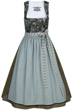 Dirndl*SPORTALM Dirndl aus Jacquard-Qualität Woodgreen