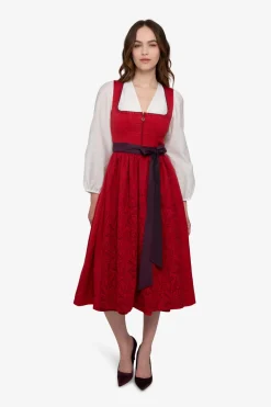Dirndl*SPORTALM Dirndl mit besonderer Schürze MarsRed
