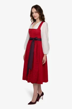 Dirndl*SPORTALM Dirndl mit besonderer Schürze MarsRed