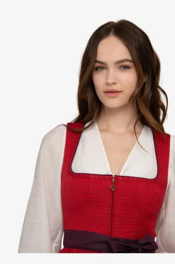 Dirndl*SPORTALM Dirndl mit besonderer Schürze MarsRed