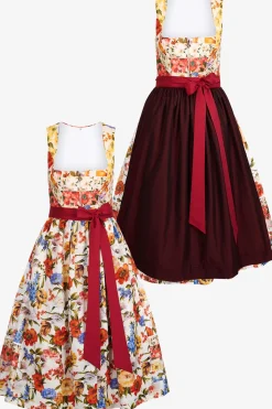 Dirndl*SPORTALM Dirndl mit Blumendruck SnowWhite