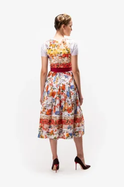Dirndl*SPORTALM Dirndl mit Blumendruck SnowWhite