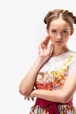 Dirndl*SPORTALM Dirndl mit Blumendruck SnowWhite