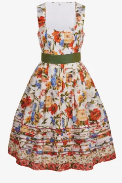 Dirndl*SPORTALM Dirndl mit Blumenprint SnowWhite