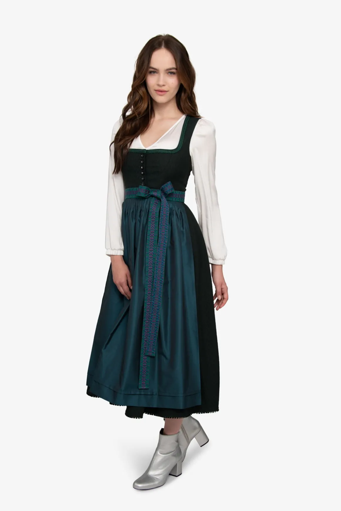 Dirndl*SPORTALM Dirndl mit Faltenrock MidnightEmerald