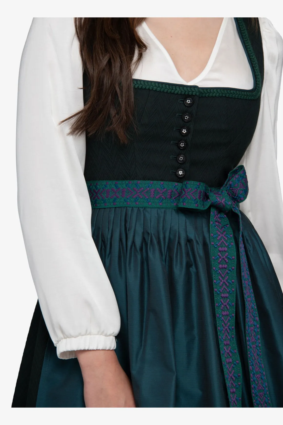 Dirndl*SPORTALM Dirndl mit Faltenrock MidnightEmerald