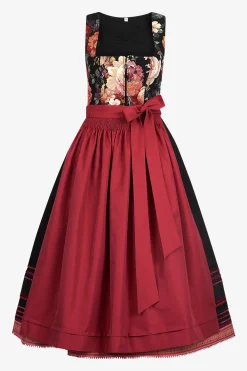 Dirndl*SPORTALM Dirndl mit Faltenrock Black