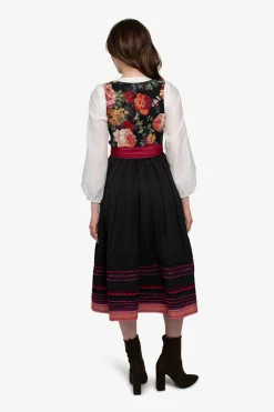 Dirndl*SPORTALM Dirndl mit Faltenrock Black