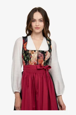 Dirndl*SPORTALM Dirndl mit Faltenrock Black