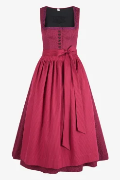 Dirndl*SPORTALM Dirndl mit Faltenrock BurgundyBerry