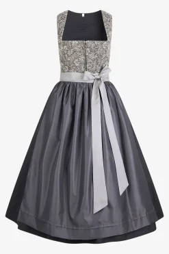 Dirndl*SPORTALM Dirndl mit Faltenrock Black