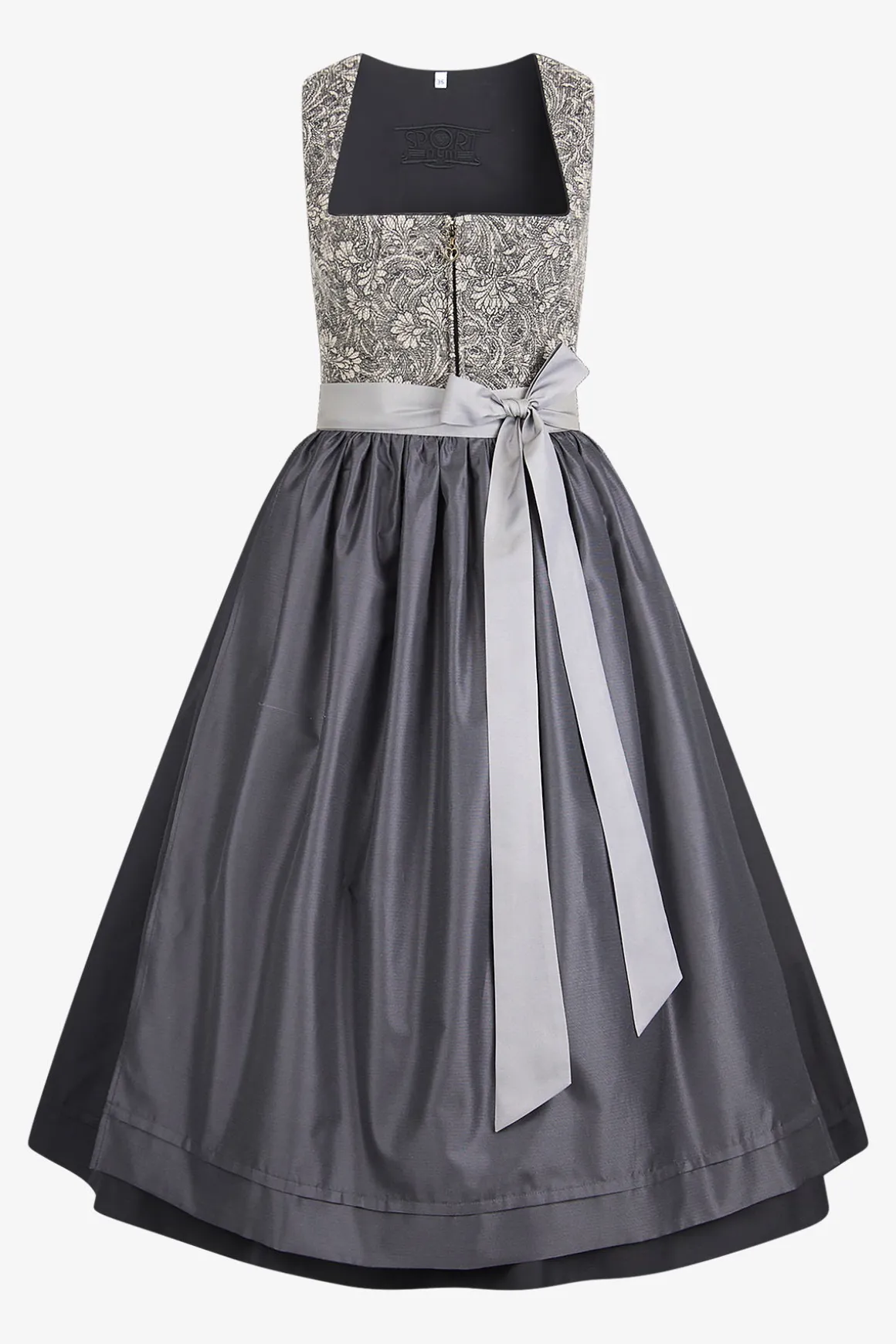 Dirndl*SPORTALM Dirndl mit Faltenrock Black