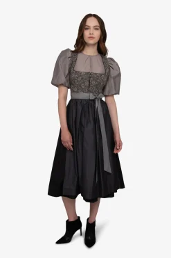 Dirndl*SPORTALM Dirndl mit Faltenrock Black