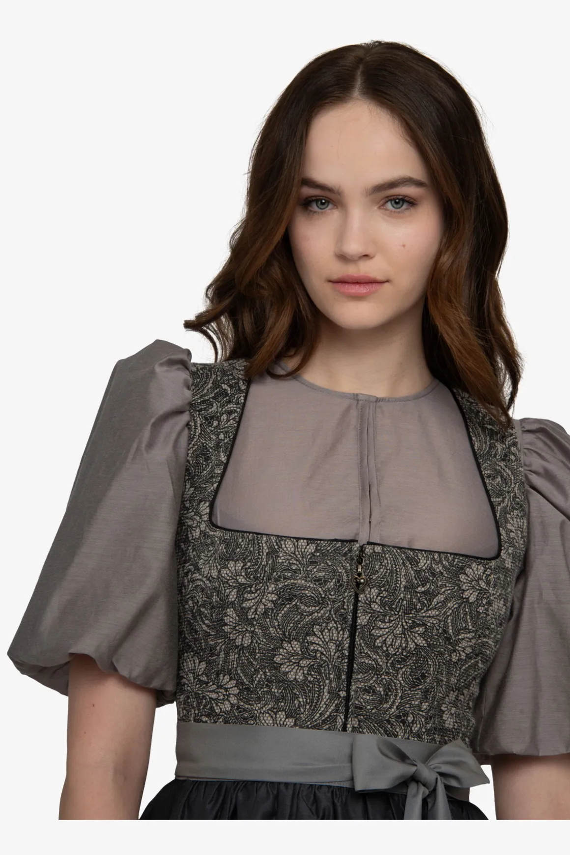 Dirndl*SPORTALM Dirndl mit Faltenrock Black