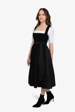 Dirndl*SPORTALM Dirndl mit Faltenrock Black