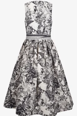 Dirndl*SPORTALM Dirndl mit malerischem Baumwollstoff SnowWhite