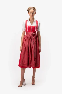Dirndl*SPORTALM Dirndl mit traditionellen Knopfverschluss RosyRhododendron