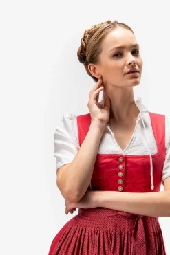 Dirndl*SPORTALM Dirndl mit traditionellen Knopfverschluss RosyRhododendron