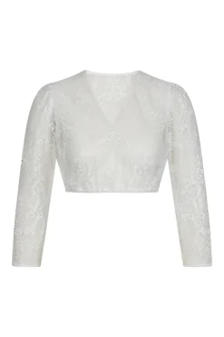 Blusen*SPORTALM Dirndlbluse aus Spitze OpticalWhite