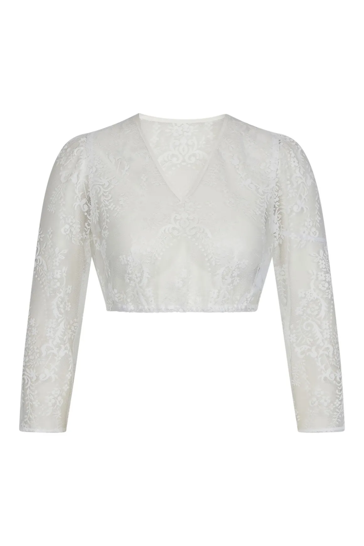 Blusen*SPORTALM Dirndlbluse aus Spitze OpticalWhite