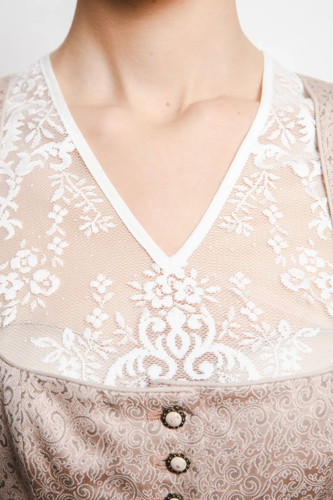 Blusen*SPORTALM Dirndlbluse aus Spitze OpticalWhite