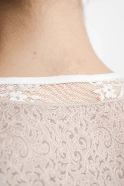 Blusen*SPORTALM Dirndlbluse aus Spitze OpticalWhite