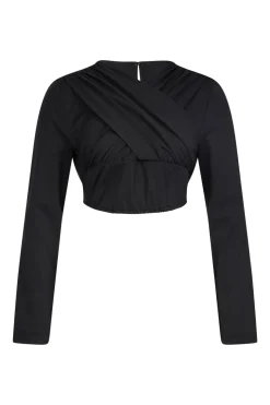 Blusen*SPORTALM Dirndlbluse aus Stretch-Qualität Black