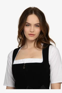 Blusen*SPORTALM Dirndlbluse mit eckigem Ausschnitt WEISS