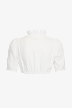 Blusen*SPORTALM Dirndlbluse mit kleinem Stehkragen BrightWhite