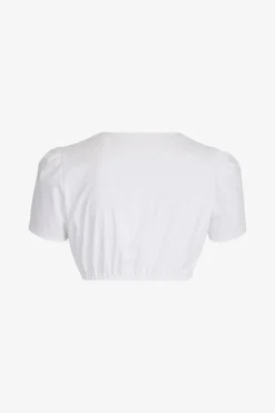 Blusen*SPORTALM Dirndlbluse mit kurzem Ärmel BrightWhite