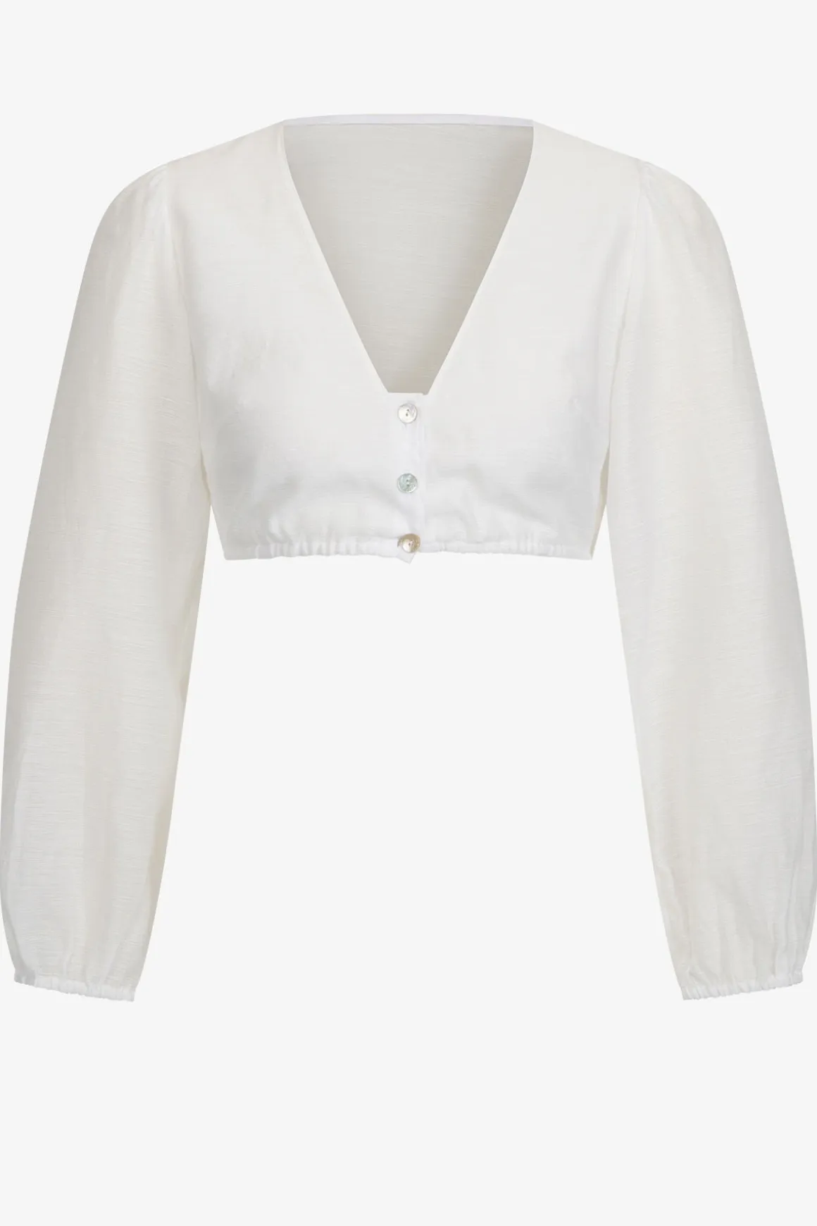 Blusen*SPORTALM Dirndlbluse mit Puffärmel BrightWhite