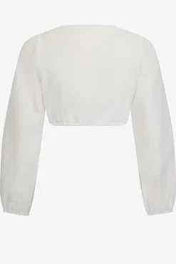 Blusen*SPORTALM Dirndlbluse mit Puffärmel BrightWhite