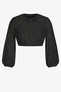 Blusen*SPORTALM Dirndlbluse mit Rundhalsausschnitt Black