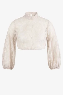 Blusen*SPORTALM Dirndlbluse mit Stehkragen BleachedSeashell