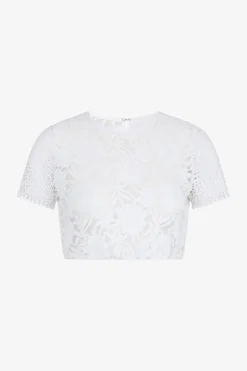 Blusen*SPORTALM Dirndlbluse mit Stickerei BrightWhite