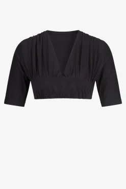 Blusen*SPORTALM Dirndlbluse mit V-Ausschnitt Black
