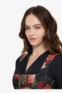 Blusen*SPORTALM Dirndlbluse mit V-Ausschnitt Black
