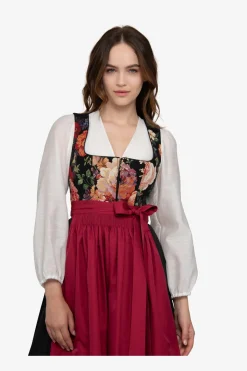 Blusen*SPORTALM Dirndlbluse mit V-Ausschnitt WEISS