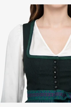Blusen*SPORTALM Dirndlbluse mit V-Ausschnitt WEISS